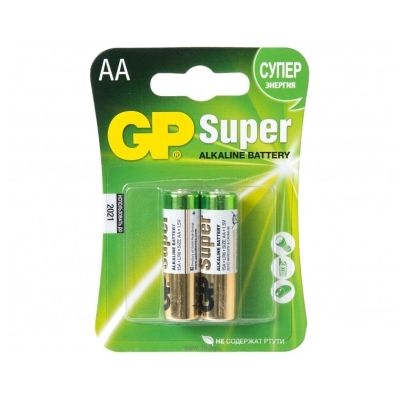 GP Super Alkaline AA 2 sht.