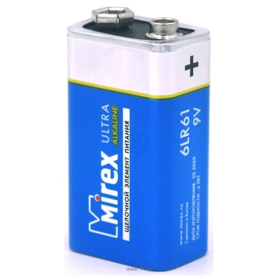 Mirex 6LR61 Alkalayn v plenke 1 sht. (23702-6LR6-S1)