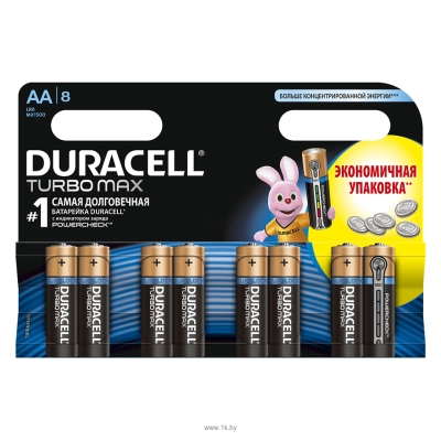 Duracell DURACELL AA Turbomax 8 sht.