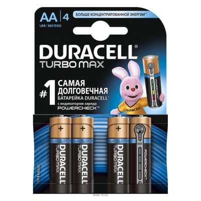 Duracell DURACELL AA Turbomax 4 sht.