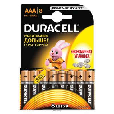 Duracell DURACELL AAA 8 sht.