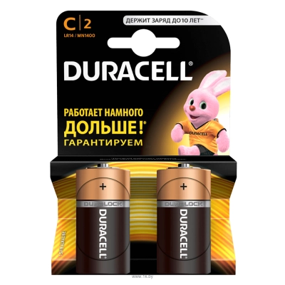 Duracell DURACELL C 2 sht.