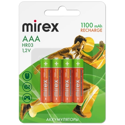 Mirex HR03 AAA 1100mAh 4 sht. (HR03-11-E4)