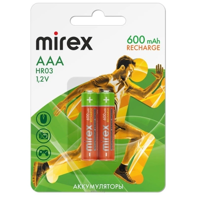 Mirex HR03 AAA 600mAh 2 sht. (HR03-06-E2)