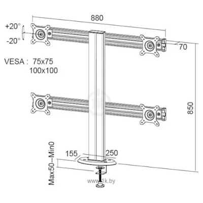 2MVESA Titanium 140 (chernyiy)