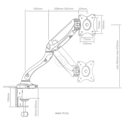 ABC Mount STANDARD-71 (chernyiy)