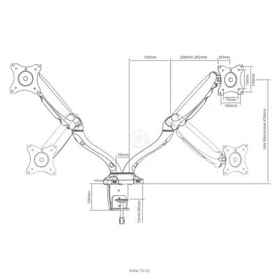 ABC Mount STANDARD-72 (chernyiy)