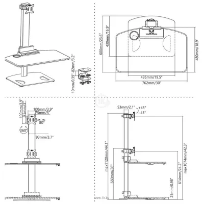 ABC Mount Standwork-111 (chernyiy)