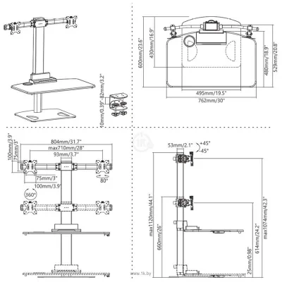 ABC Mount Standwork-112 (chernyiy)