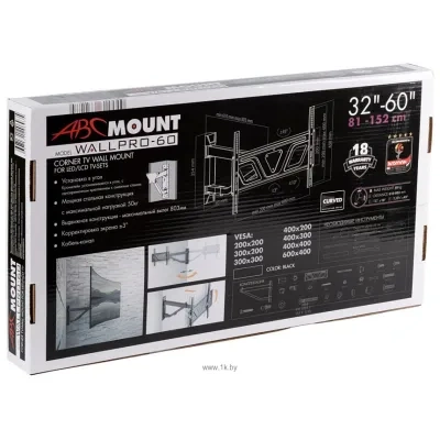 ABC Mount WallPro-60 (chernyiy)