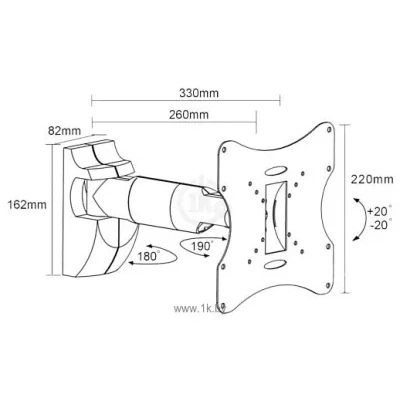 Arm Media LCD-202