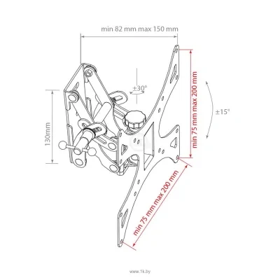 Arm Media LCD-301 (belyiy)