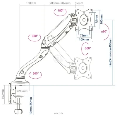 Arm Media LCD-T21 (chernyiy)