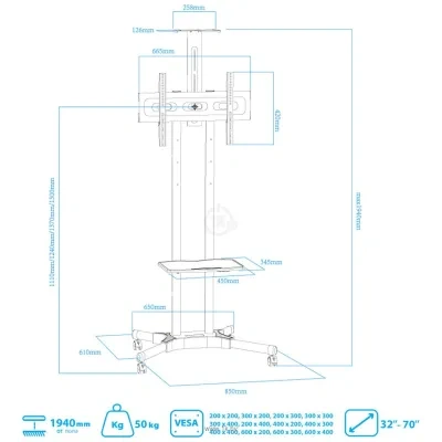 Arm Media PT-STAND-12