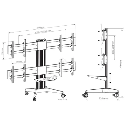 Arm Media PT-Stand-16 (serebristyiy)