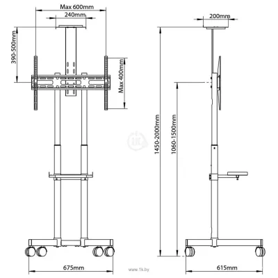 Arm Media PT-Stand-8 (chernyiy)